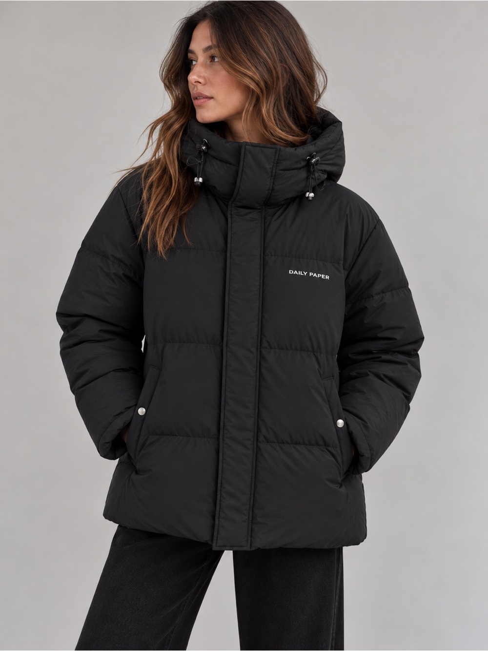 DAILY PAPER The Nicole Puffer in Black